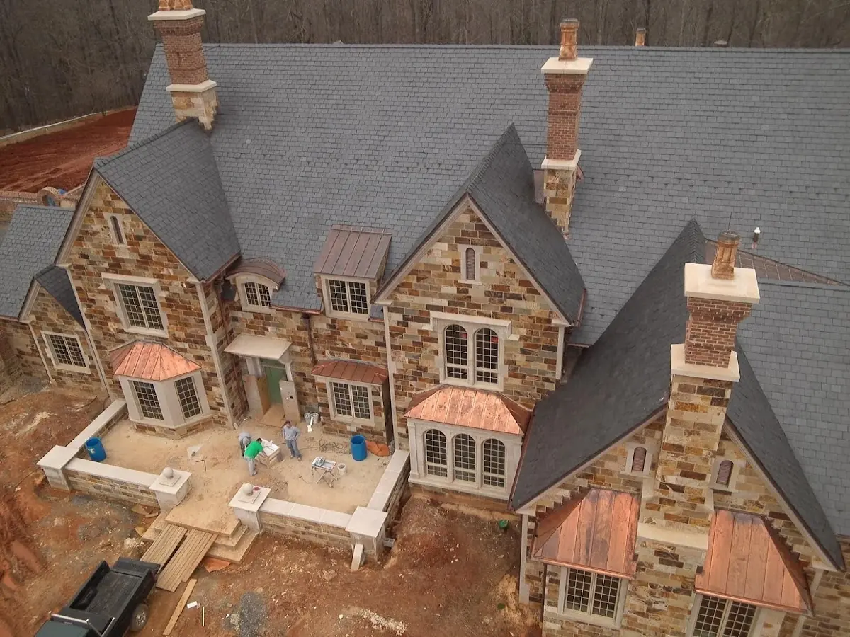 Craftsman Roofing Slate Roof Repair project in Watson Junction